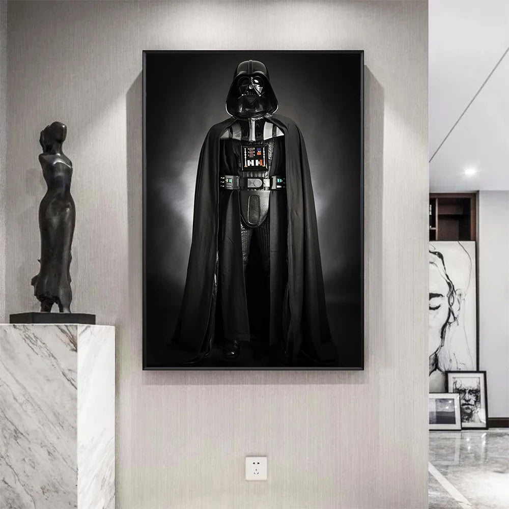 Disney Darth Vader Yoda Canvas Paintings Star Wars Jedi Knight Posters Prints Wall Art Pictures for Living Room Home Decor Gifts